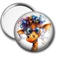 Miroir de poche - girafe