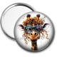 Miroir de poche - girafe