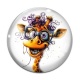 Cabochon Verre - girafe