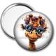 Miroir de poche - girafe