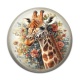 Cabochon Résine - girafe