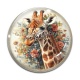 Cabochon Verre - girafe
