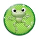 Cabochon Verre - grenouille