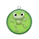 Pendentif Cabochon Argent - grenouille