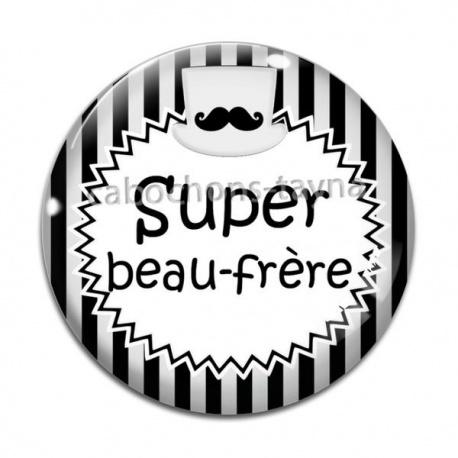 Cabochon Verre - super beau frère