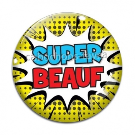 Cabochon Verre - super beauf