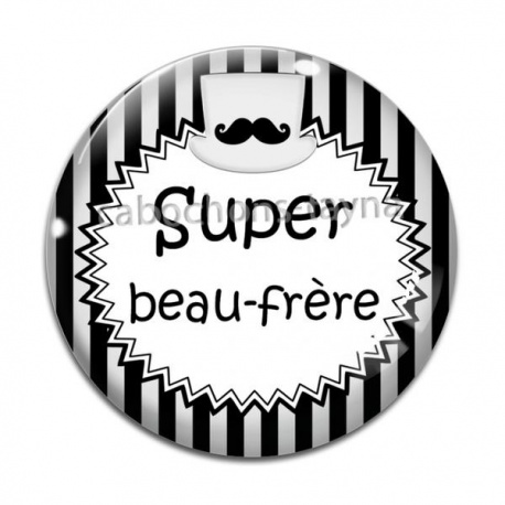 Cabochon Verre - super beau frère