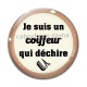 Cabochon Verre - je suis un coiffeur qui déchire