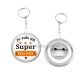 Porte clés décapsuleur - je suis un super beau frère