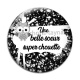 Cabochon Verre - une belle soeur super chouette