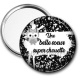 Miroir de poche - une belle soeur super chouette
