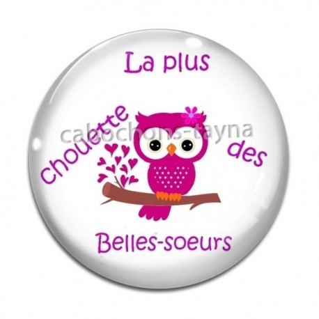 Cabochon Verre - la plus chouette des belles soeurs