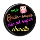 Cabochon Résine - ma belle soeur elle est super chouette
