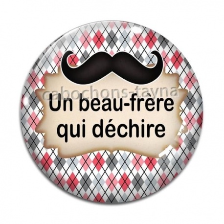 Cabochon Verre - un beau frère qui déchire