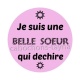 je suis belle soeur qui déchire