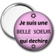 Miroir de poche - je suis belle soeur qui déchire