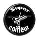 Cabochon Résine - super coiffeur