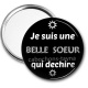 Miroir de poche - je suis belle soeur qui déchire
