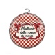 Pendentif Cabochon Argent - meilleure belle soeur du monde