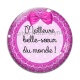 Cabochon Verre - meilleure belle soeur du monde