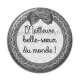 Cabochon Résine - meilleure belle soeur du monde