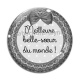 Cabochon Verre - meilleure belle soeur du monde