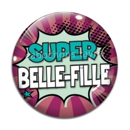 Cabochon Verre - super belle fille
