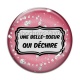 Cabochon Verre - une belle soeur qui déchire
