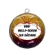 Pendentif Cabochon Argent - une belle soeur qui déchire