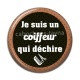 Cabochon Résine - coiffeur qui déchire