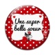 Cabochon Verre - une super belle soeur