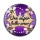Cabochon Résine - une super belle soeur
