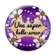 Cabochon Verre - une super belle soeur