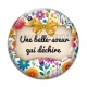 Cabochon Verre - une belle soeur qui déchire