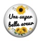 Cabochon Résine - une super belle soeur