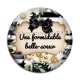 Cabochon Verre - une formidable belle soeur
