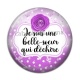 Cabochon Résine - je suis belle soeur qui déchire