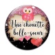Cabochon Verre - une chouette belle soeur