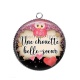 Pendentif Cabochon Argent - une chouette belle soeur