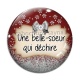 Cabochon Verre - une belle soeur qui déchire