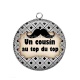Pendentif Cabochon Argent - un cousin au top du top