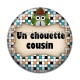 Cabochon Résine - un chouette cousin