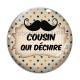 Cabochon Verre - cousin qui déchire