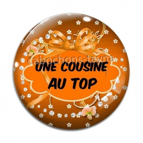 Cabochon Verre - une cousine au top
