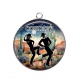 Pendentif Cabochon Argent - country