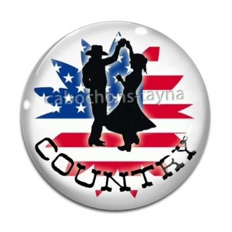 Cabochon Verre - country