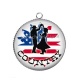 Pendentif Cabochon Argent - country