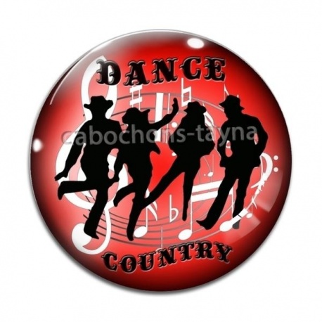 Cabochon Verre - country