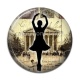 Cabochon Résine - danseuse