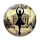Cabochon Verre - danseuse